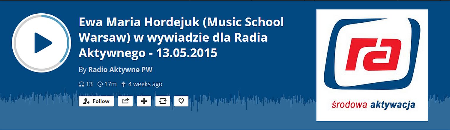 music school- radio aktywne